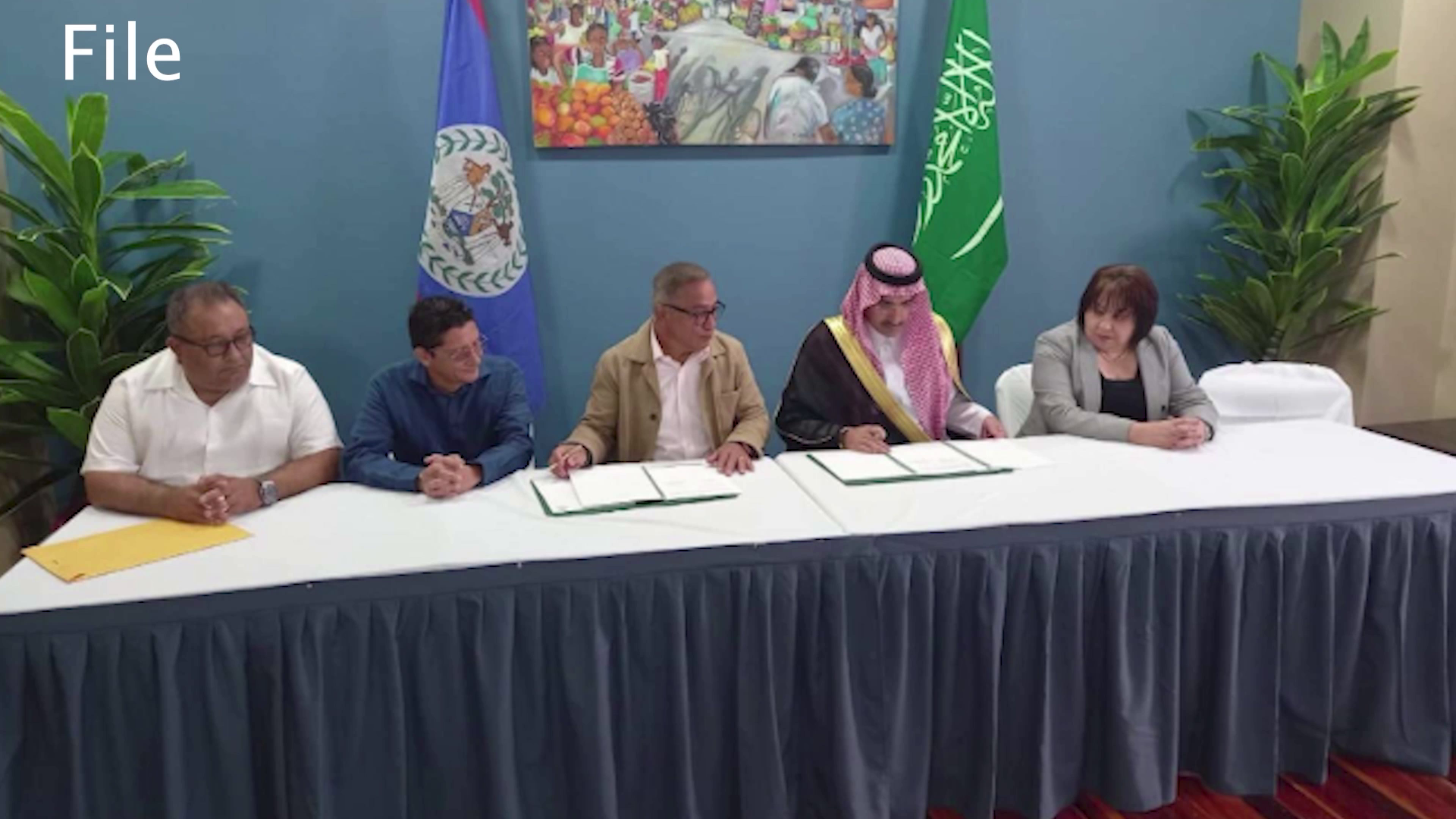 PM Briceño Presses Saudi Arabia on Stalled Energy Project