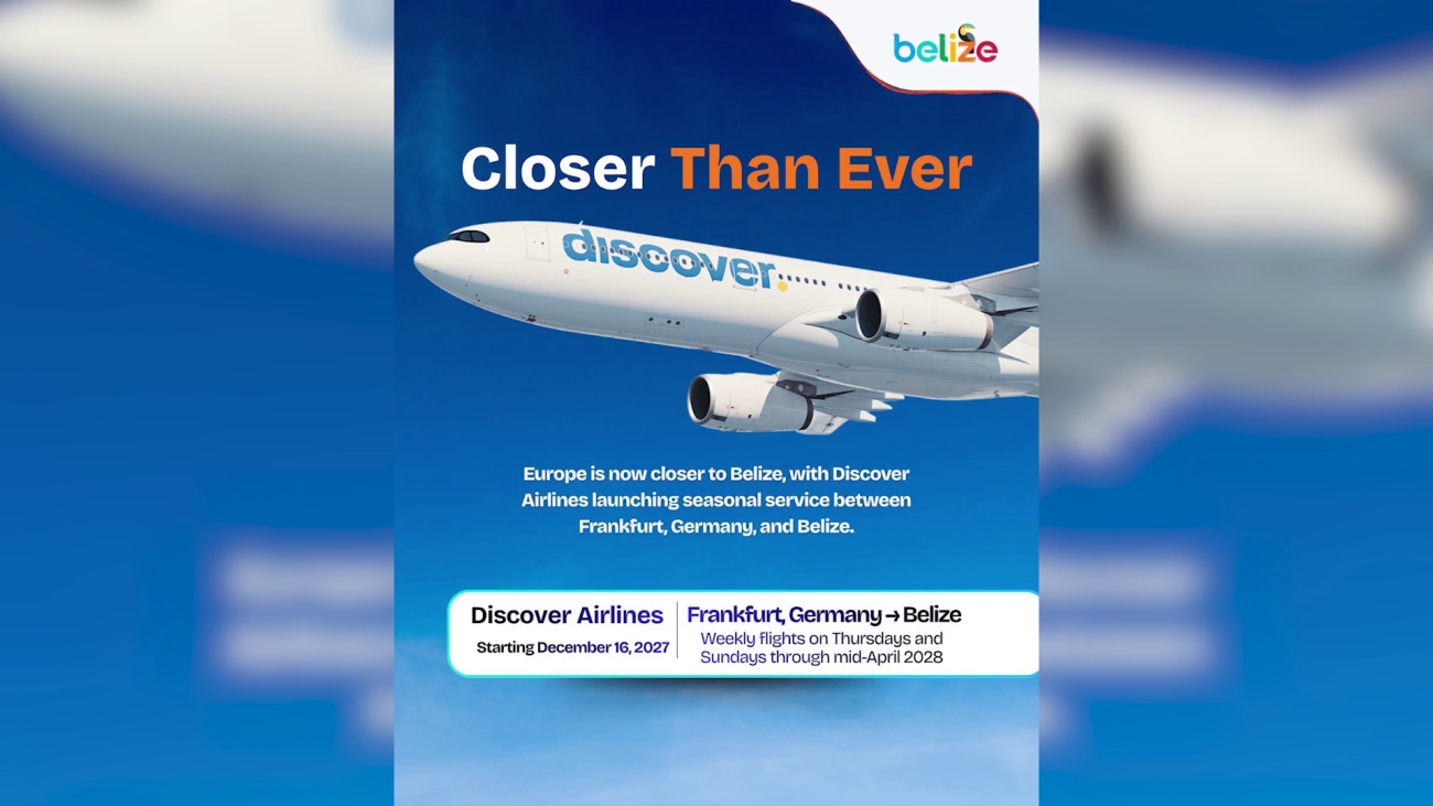 Frankfurt Flight Marks Historic Tourism Milestone for Belize